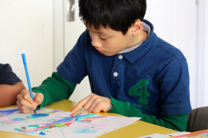 Sean is reveling in the imagery he is producing. 