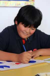 Ryoichi is enjoying being creative. 