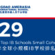 Qingdao Amerasia International School has been officially ranked 29th globally in the Top IB Schools, Small  Cohort category