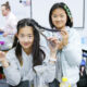Qingdao Amerasia International School students celebrate their annual Spirit Week with funny and creative hairstyles.